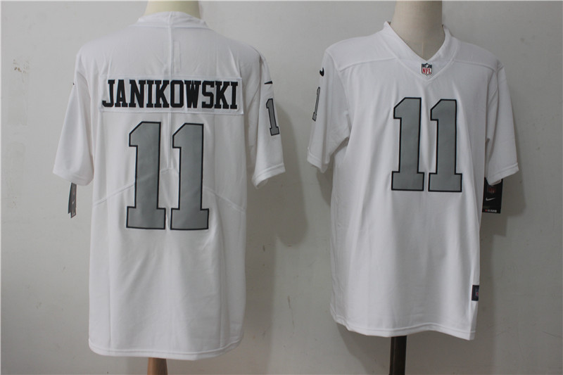 Men's Las Vegas Raiders #11 Sebastian Janikowski White NFL Vapor Untouchable Limited Stitched Jersey Men's Las Vegas Raiders #11 Sebastian Janikowski White NFL Vapor Untouchable Limited Stitched Jersey